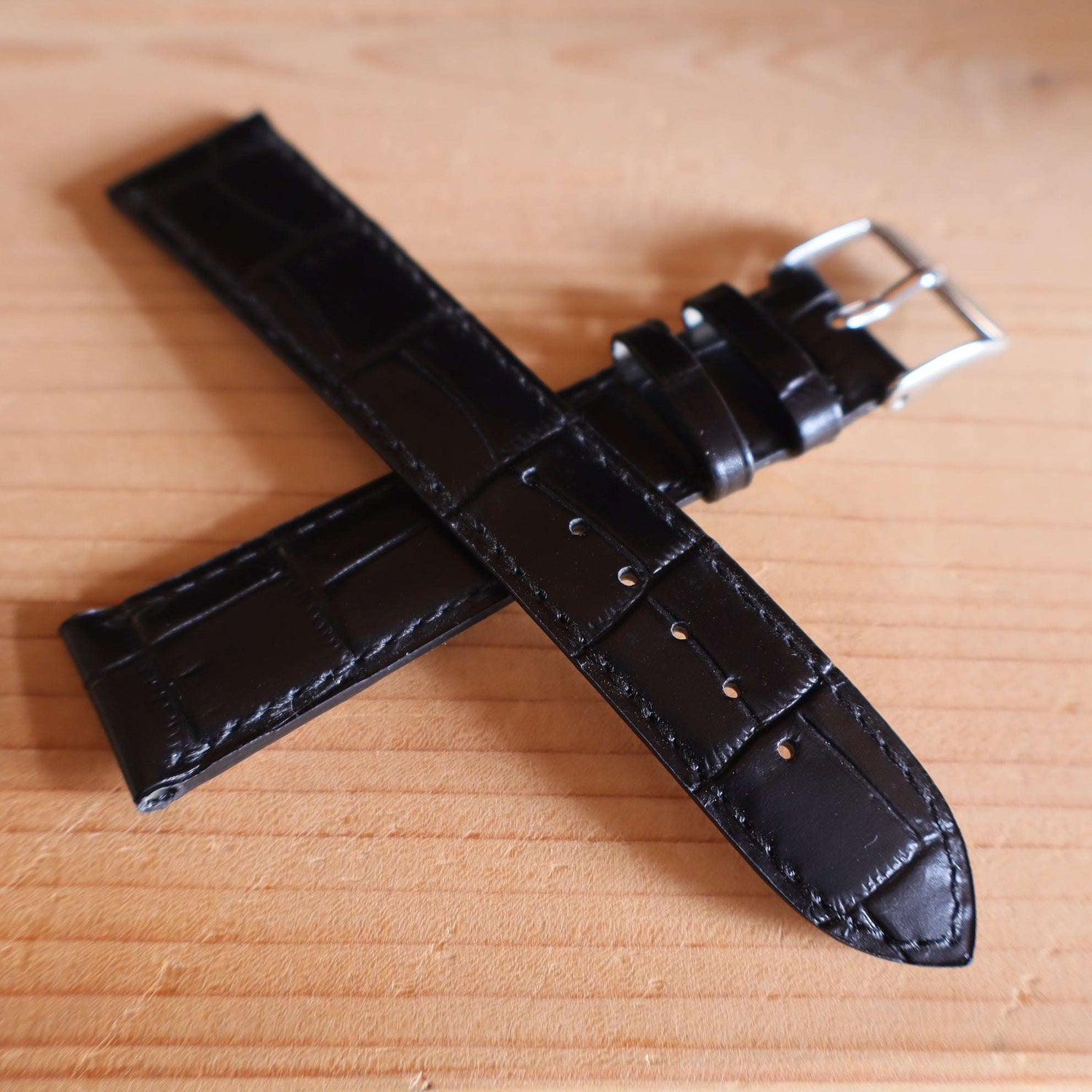 Horlogeband krokleder Ashford & Rye - Horlogerieshop.nl