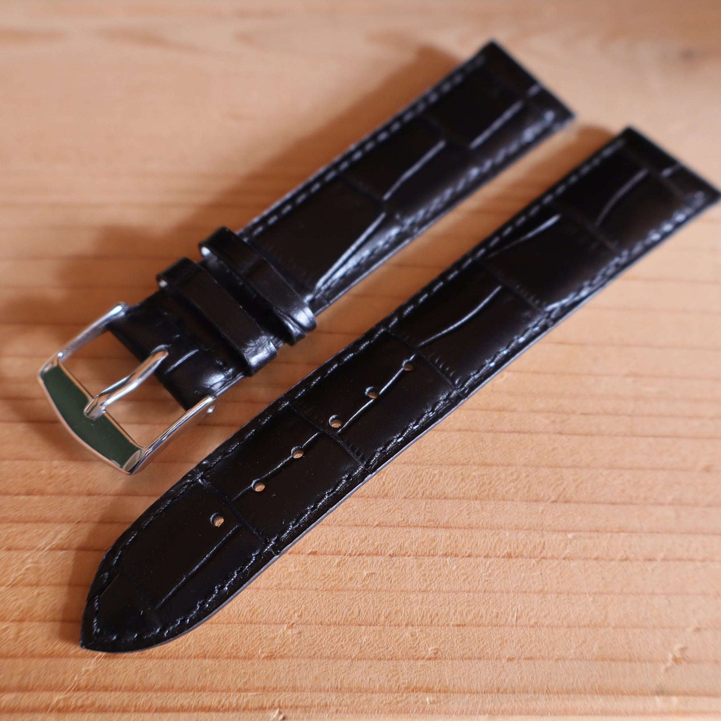 Horlogeband krokleder Ashford & Rye - Horlogerieshop.nl