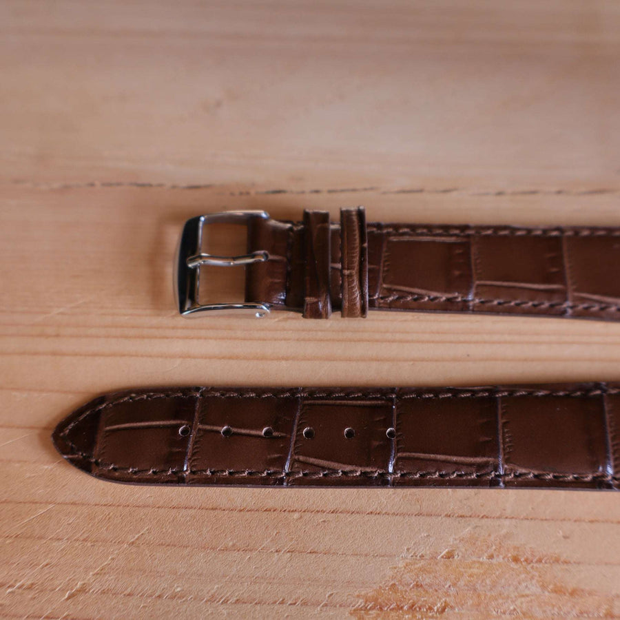 Horlogeband krokleder Ashford & Rye - Horlogerieshop.nl