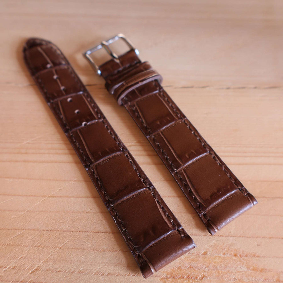 Horlogeband krokleder Ashford & Rye - Horlogerieshop.nl
