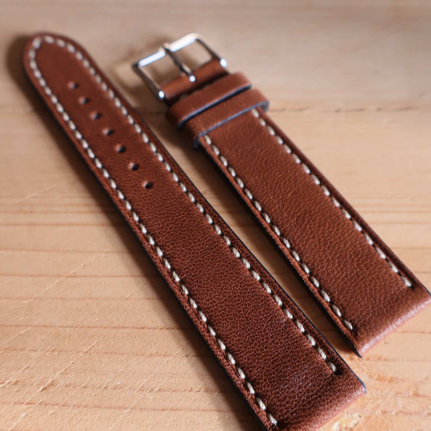 Horlogeband lamsleder Ashford & Rye - Horlogerieshop.nl