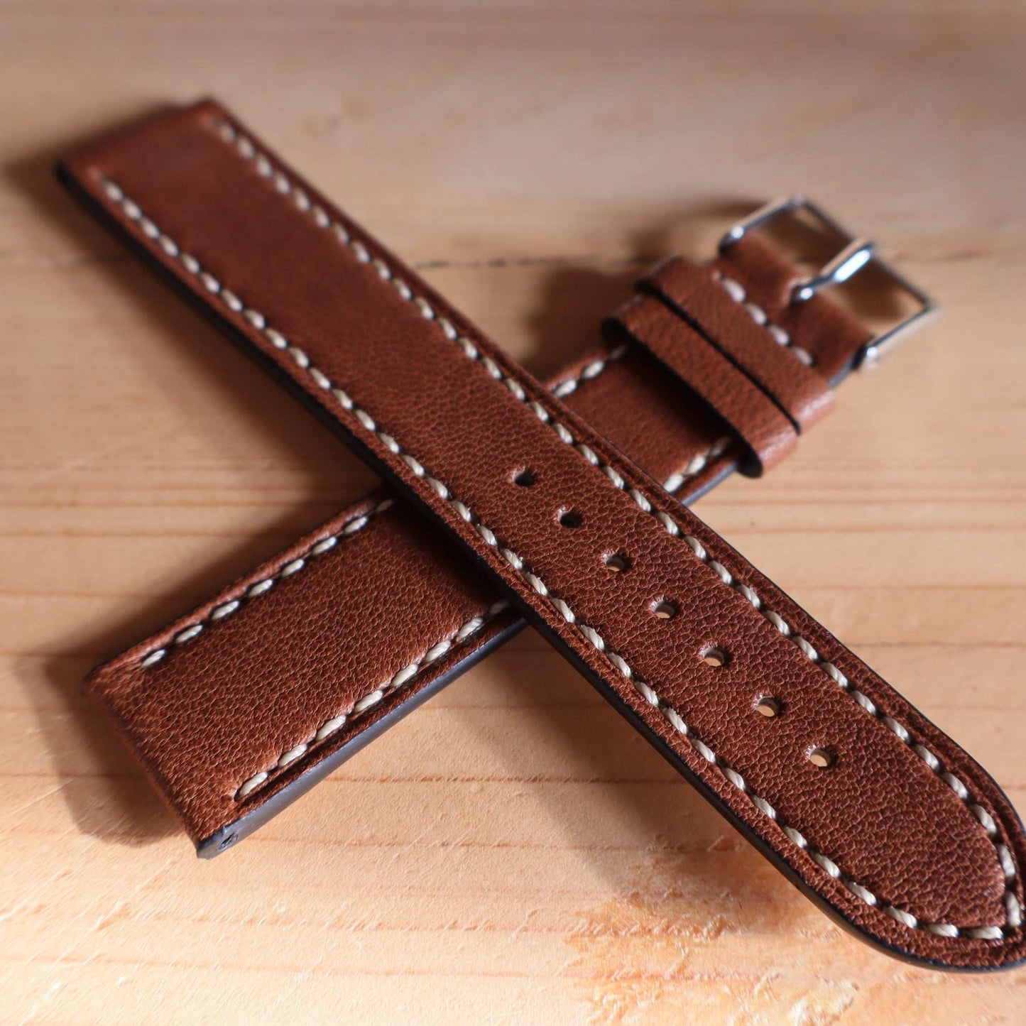 Horlogeband lamsleder Ashford & Rye - Horlogerieshop.nl