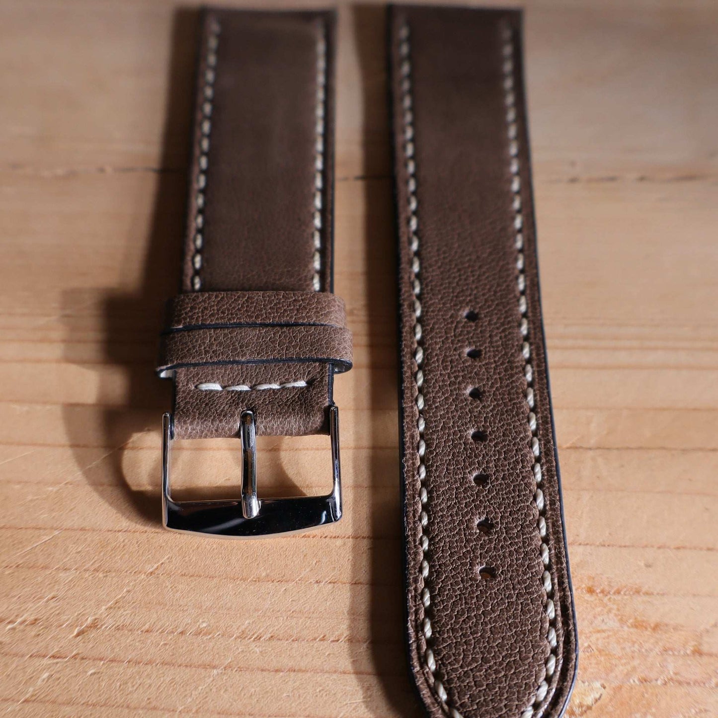 Horlogeband lamsleder Ashford & Rye - Horlogerieshop.nl
