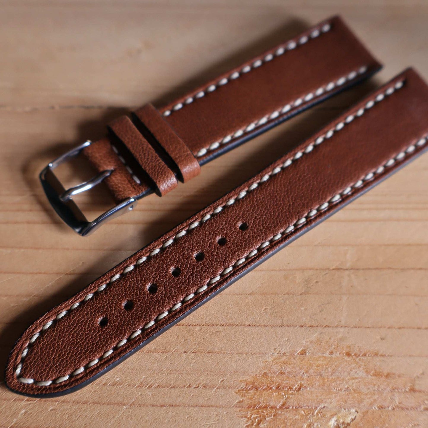Horlogeband lamsleder Ashford & Rye - Horlogerieshop.nl