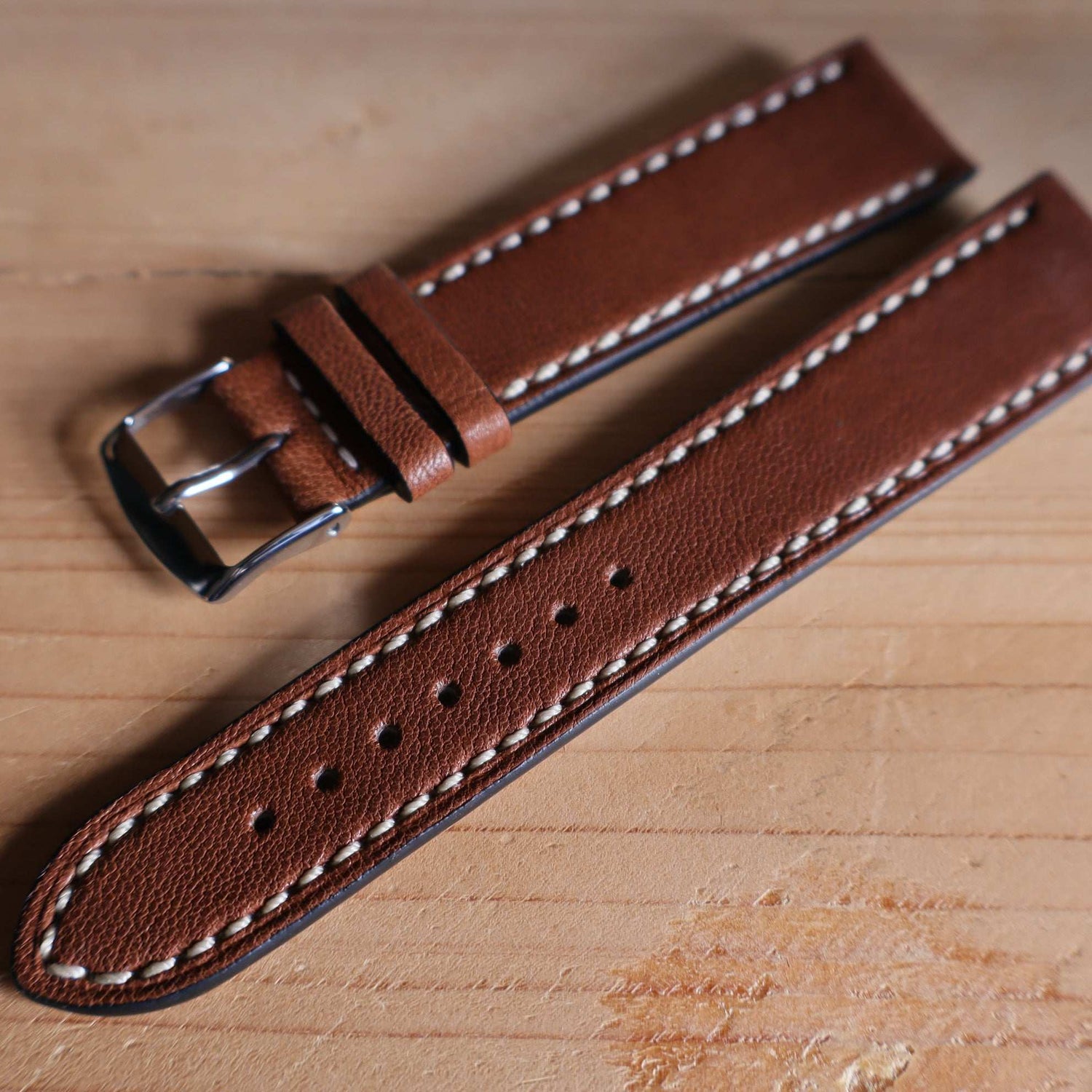 Horlogeband lamsleder Ashford & Rye - Horlogerieshop.nl