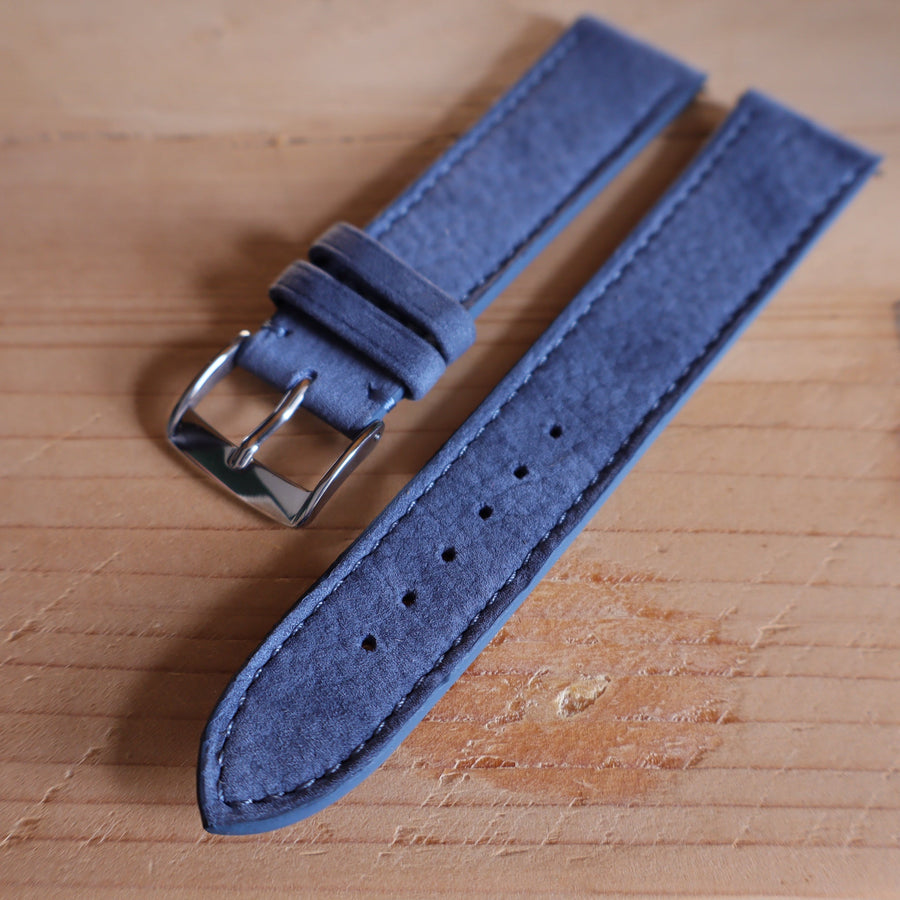 Horlogeband Nubuck stierenleder LIC Leather - Horlogerieshop.nl