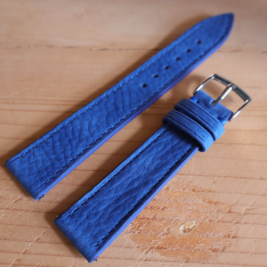 Horlogeband Nubuck stierenleder LIC Leather - Horlogerieshop.nl