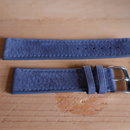 Horlogeband Nubuck stierenleder LIC Leather - Horlogerieshop.nl