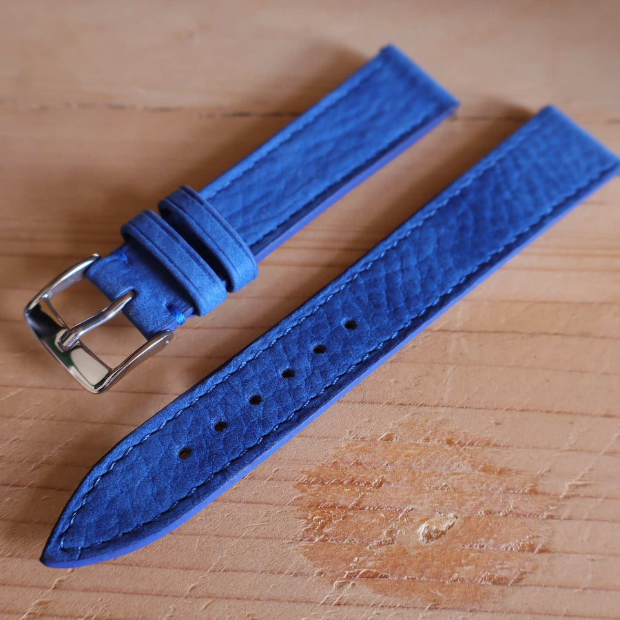 Horlogeband Nubuck stierenleder LIC Leather - Horlogerieshop.nl