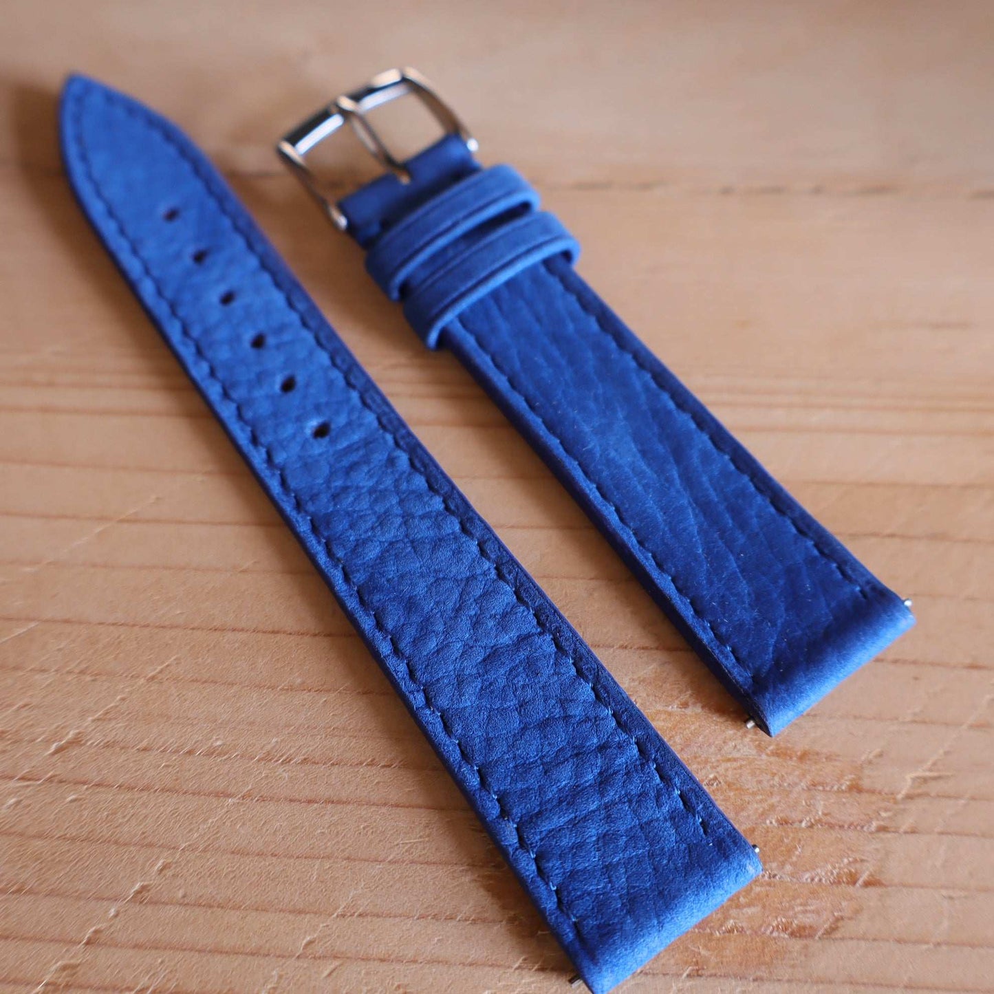 Horlogeband Nubuck stierenleder LIC Leather - Horlogerieshop.nl