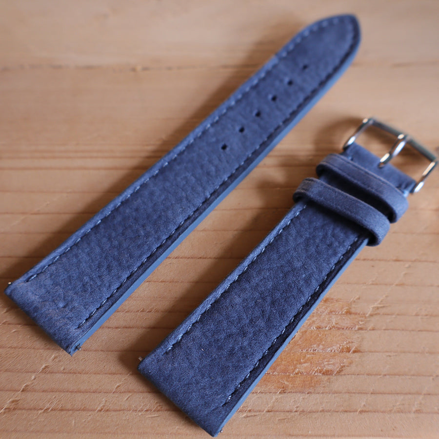 Horlogeband Nubuck stierenleder LIC Leather - Horlogerieshop.nl