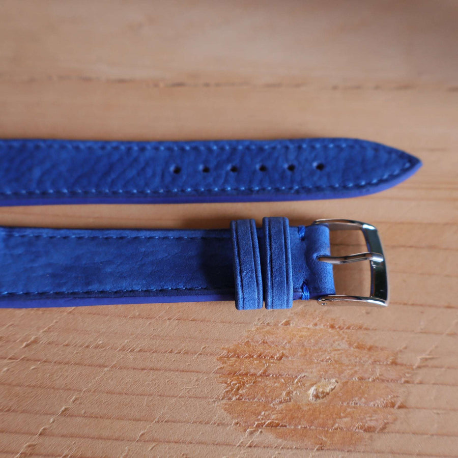 Horlogeband Nubuck stierenleder LIC Leather - Horlogerieshop.nl