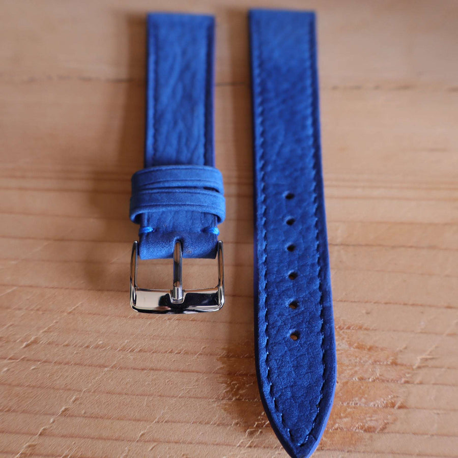 Horlogeband Nubuck stierenleder LIC Leather - Horlogerieshop.nl
