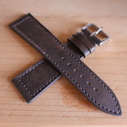 Horlogeband Patina buffelleder LIC Leather - Horlogerieshop.nl
