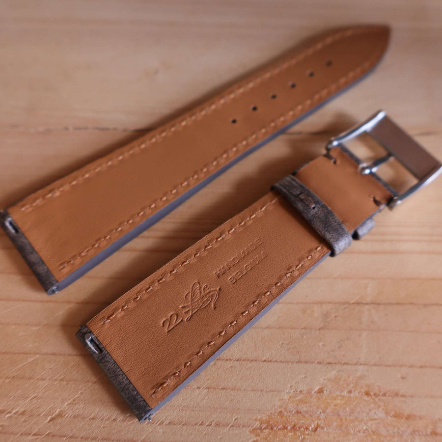 Horlogeband Patina buffelleder LIC Leather - Horlogerieshop.nl