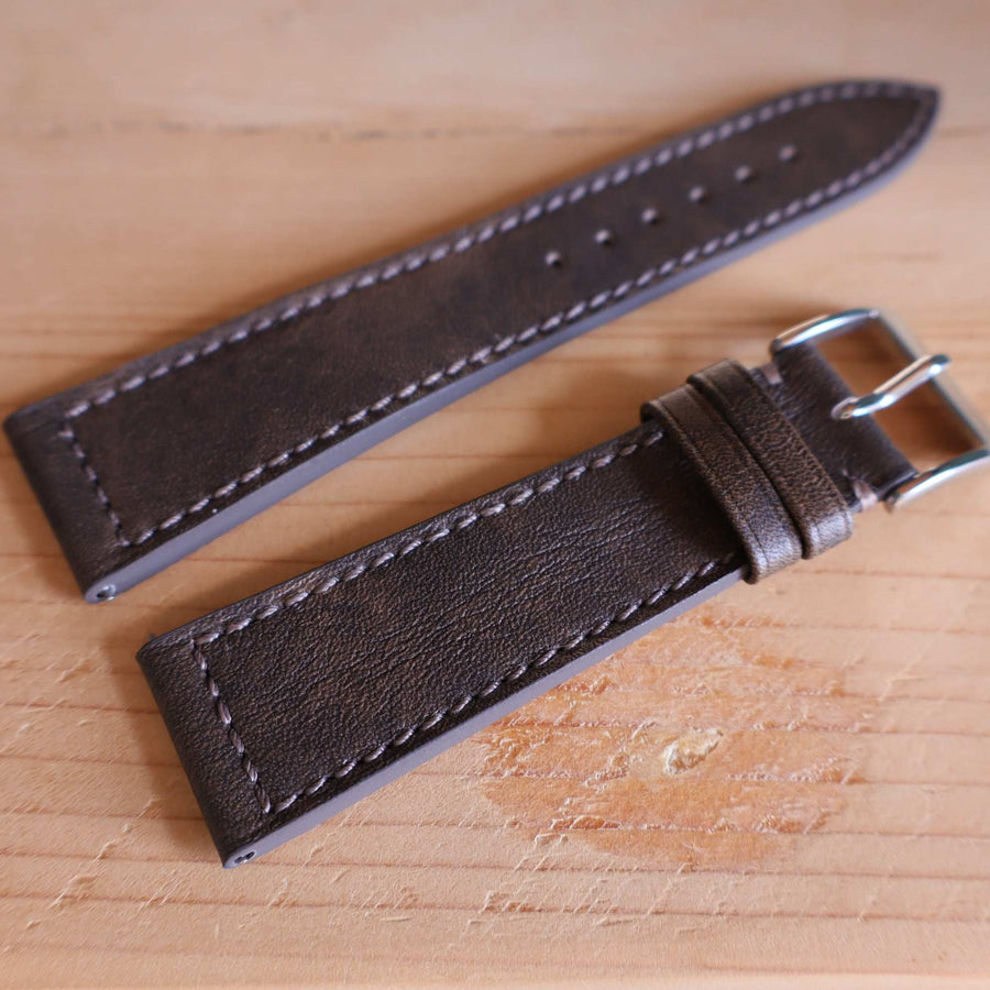 Horlogeband Patina buffelleder LIC Leather - Horlogerieshop.nl