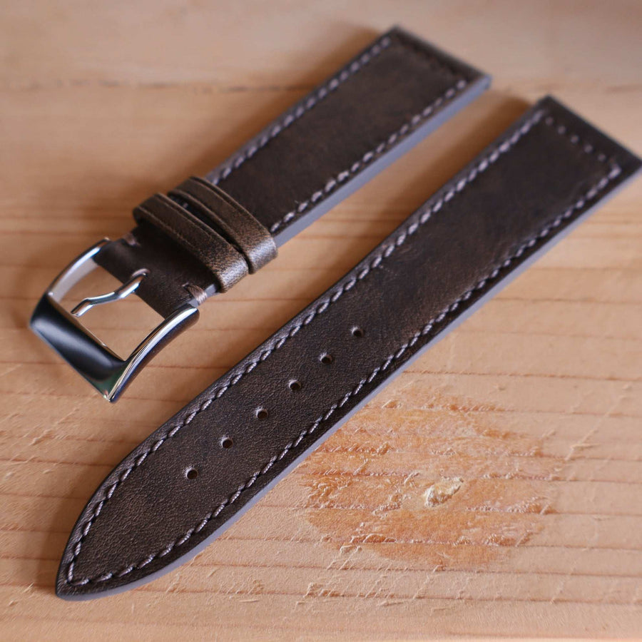 Horlogeband Patina buffelleder LIC Leather - Horlogerieshop.nl