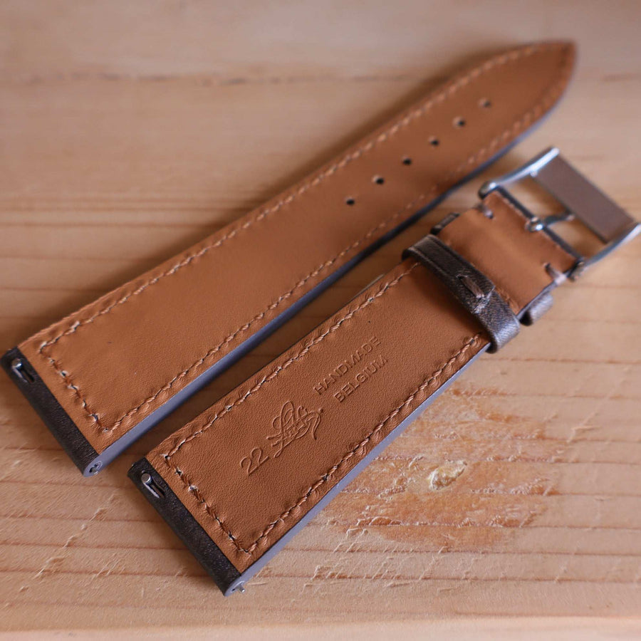 Horlogeband Patina buffelleder LIC Leather - Horlogerieshop.nl