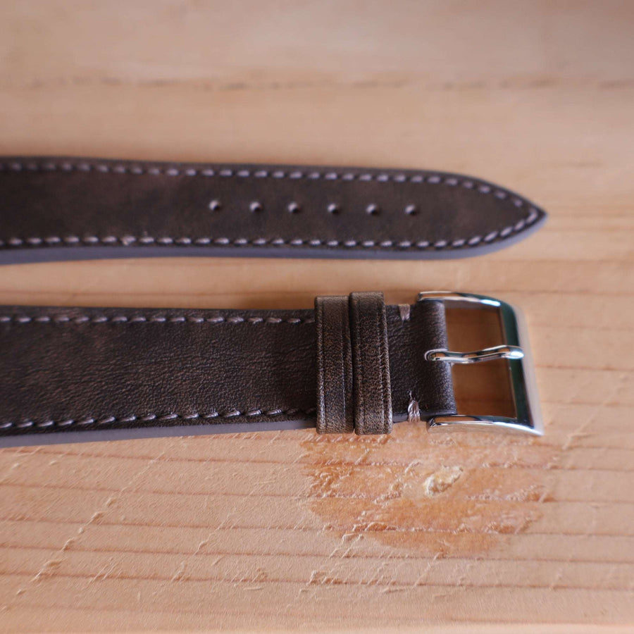 Horlogeband Patina buffelleder LIC Leather - Horlogerieshop.nl