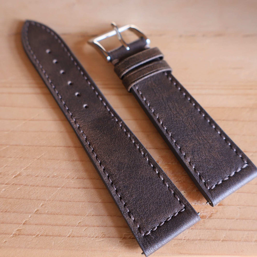 Horlogeband Patina buffelleder LIC Leather - Horlogerieshop.nl