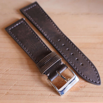 Horlogeband Patina buffelleder LIC Leather - Horlogerieshop.nl