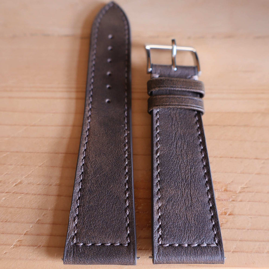 Horlogeband Patina buffelleder LIC Leather - Horlogerieshop.nl