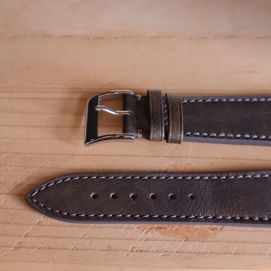 Horlogeband Patina buffelleder LIC Leather - Horlogerieshop.nl