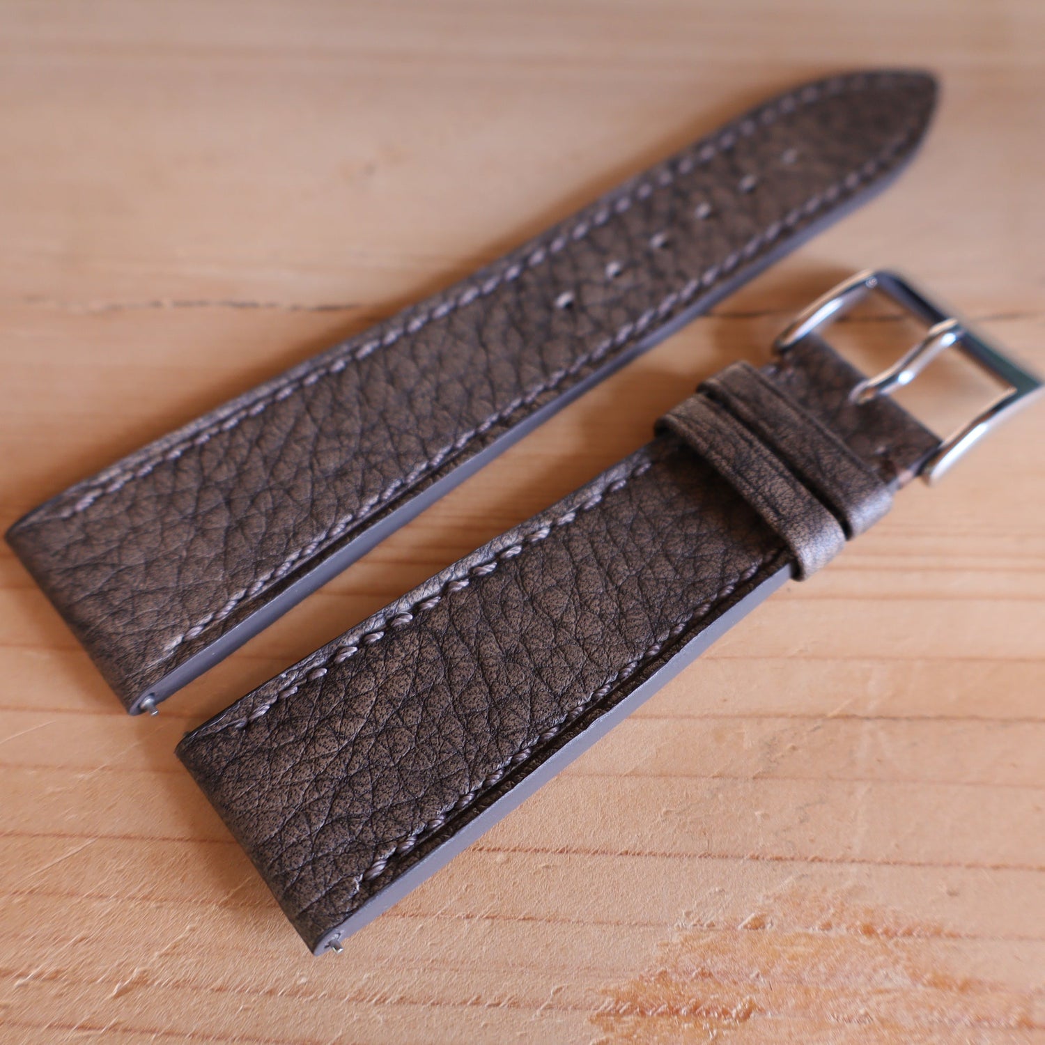 Horlogeband Patina buffelleder LIC Leather - Horlogerieshop.nl