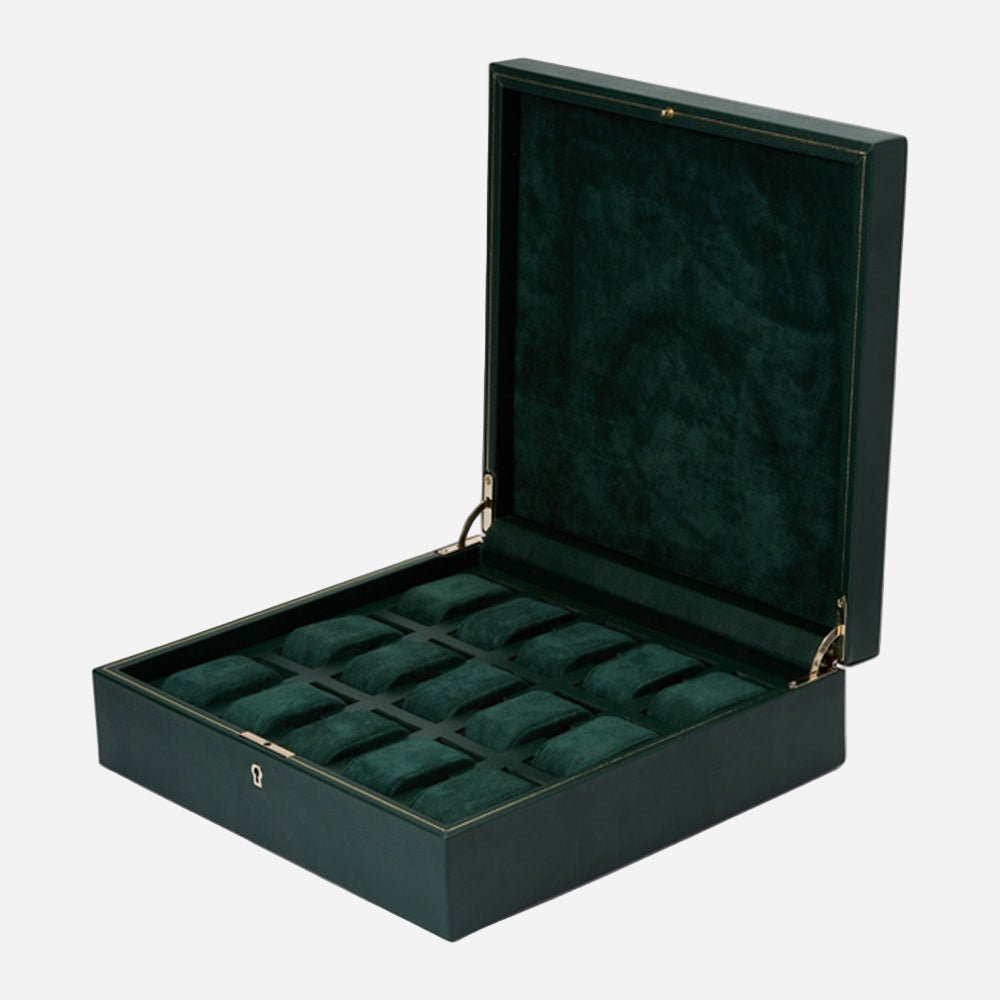 Horlogedoos British Racing 15 horloges Wolf 1834 - Horlogerieshop.nl