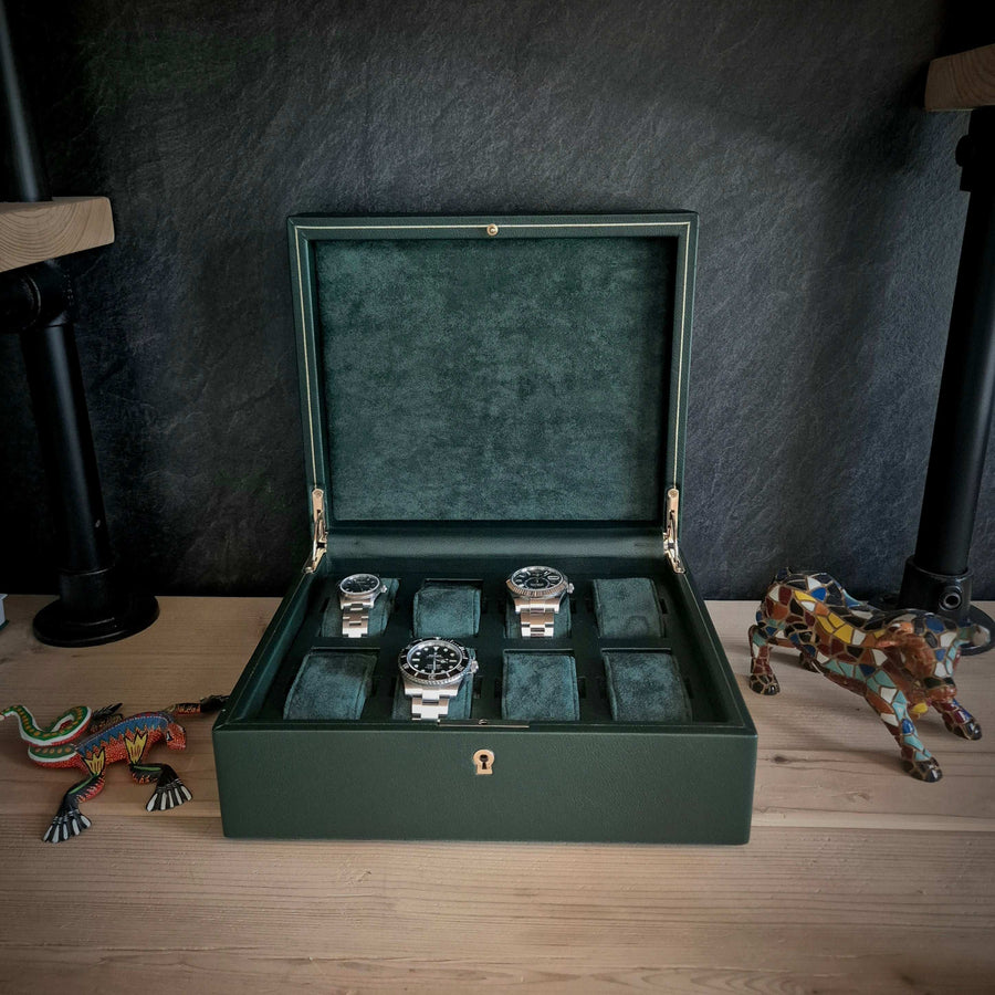 Horlogedoos British Racing 8 horloges Wolf 1834 - Horlogerieshop.nl