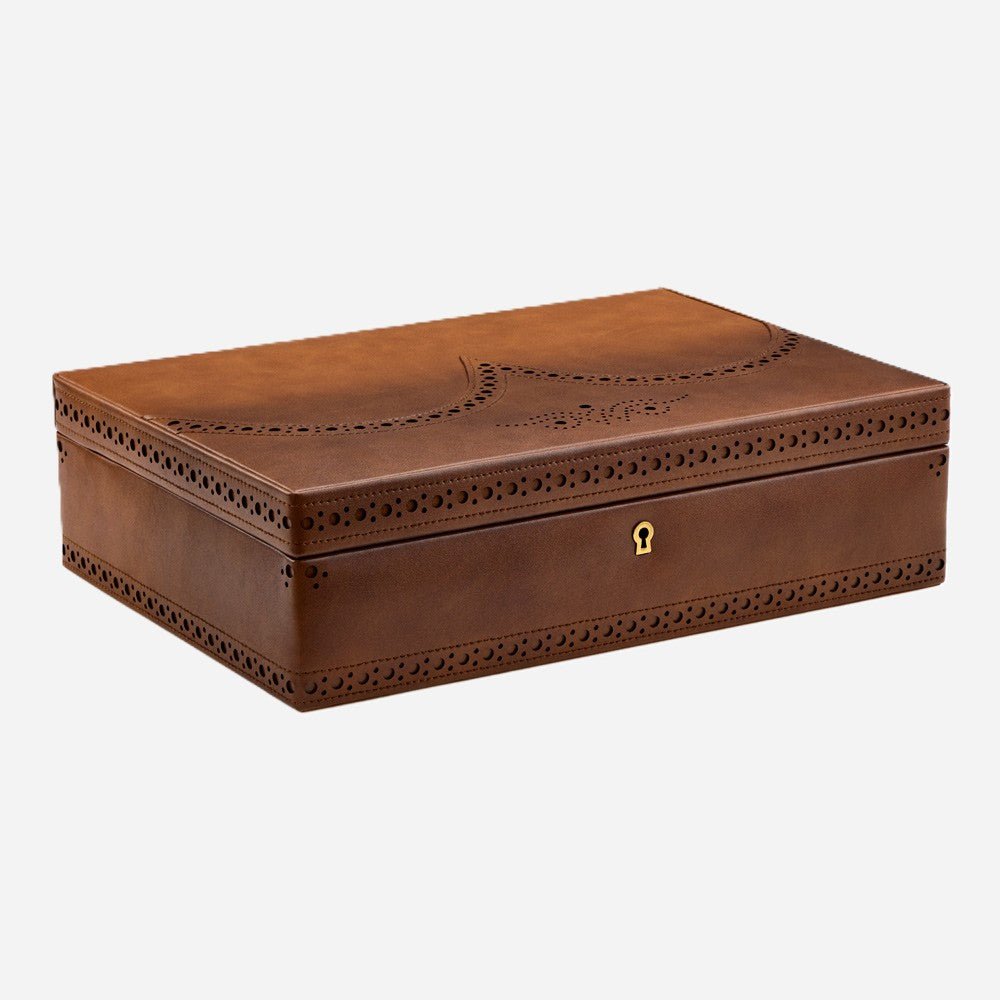 Horlogedoos Brogue 10 Horloges Wolf 1834 - Horlogerieshop.nl