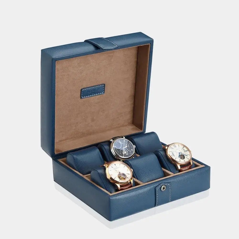 Horlogedoos GALLANTE leder 6 Horloges Modalo - Horlogerieshop.nl