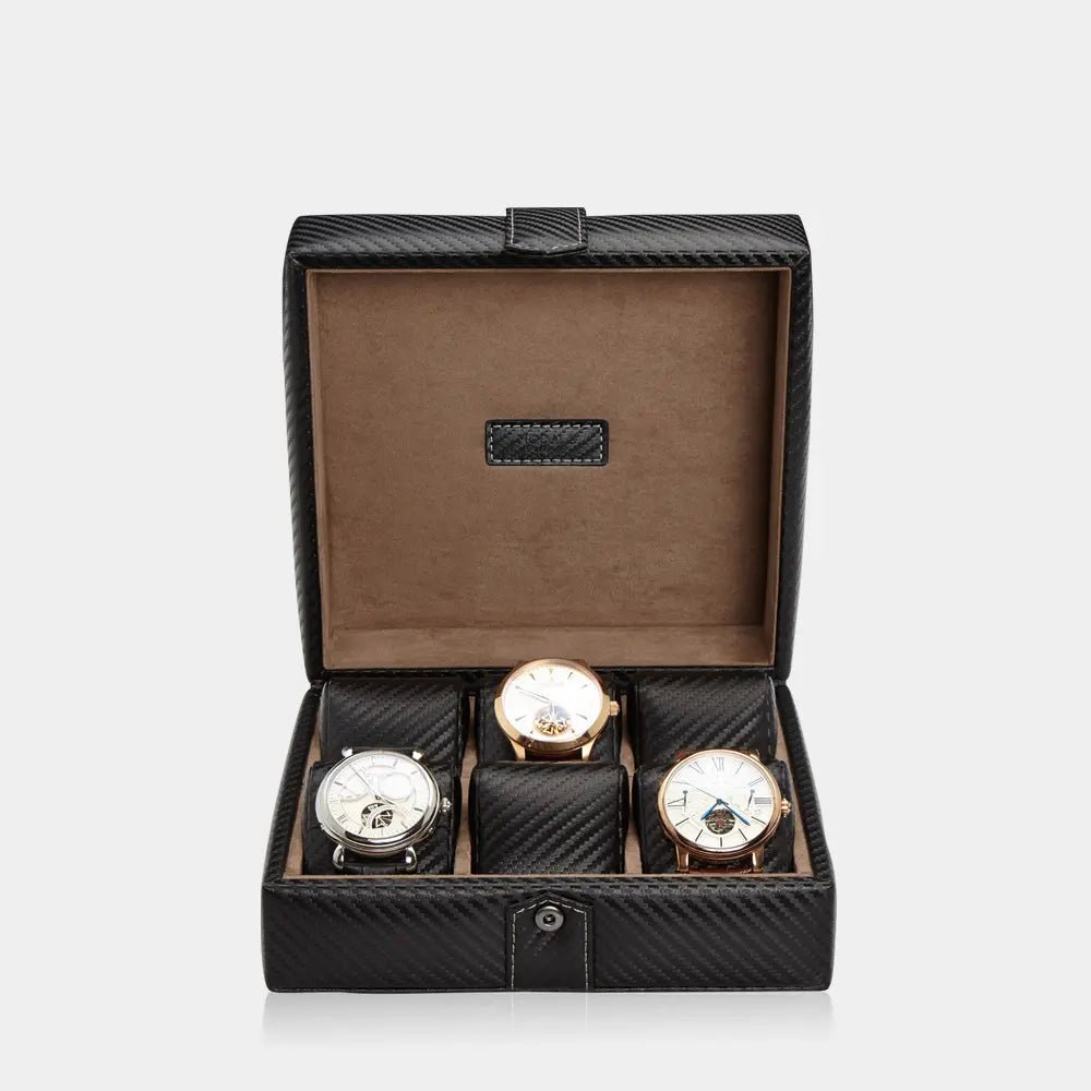 Horlogedoos GALLANTE leder 6 Horloges Modalo - Horlogerieshop.nl