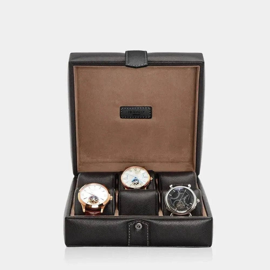 Horlogedoos GALLANTE leder 6 Horloges Modalo - Horlogerieshop.nl