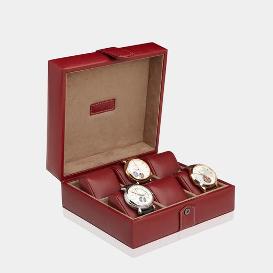 Horlogedoos GALLANTE leder 6 Horloges Modalo - Horlogerieshop.nl