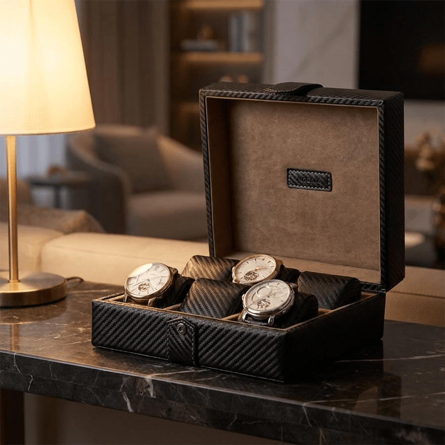 Modalo Gallante horlogedoos 6 horloges Carbon lifestyle