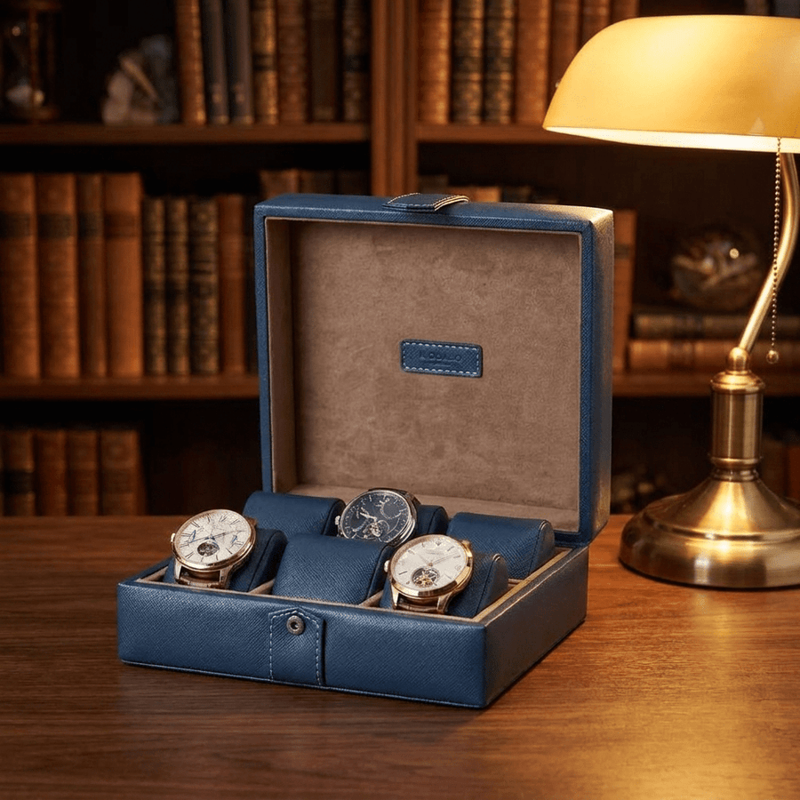 Modalo Gallante horlogedoos 6 horloges Portimao Blue open-met-horloges