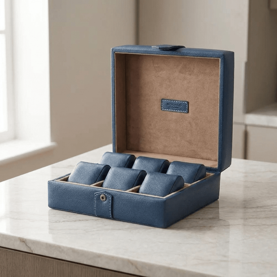 Modalo Gallante horlogedoos 6 horloges Portimao Blue open-zonder-horloges