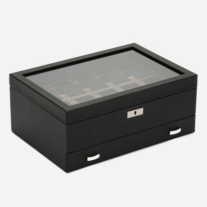 Horlogedoos met lade Roadster 10 horloges Wolf 1834 - Horlogerieshop.nl