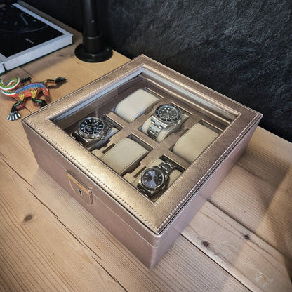 Horlogedoos Palermo 6 horloges Wolf 1834 - Horlogerieshop.nl