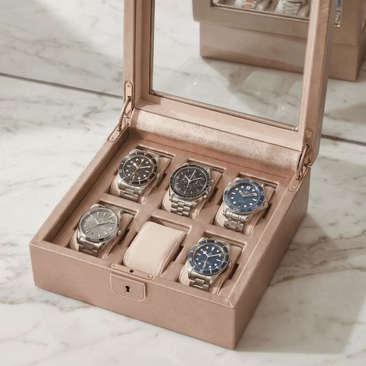 Horlogedoos Palermo 6 horloges Wolf 1834