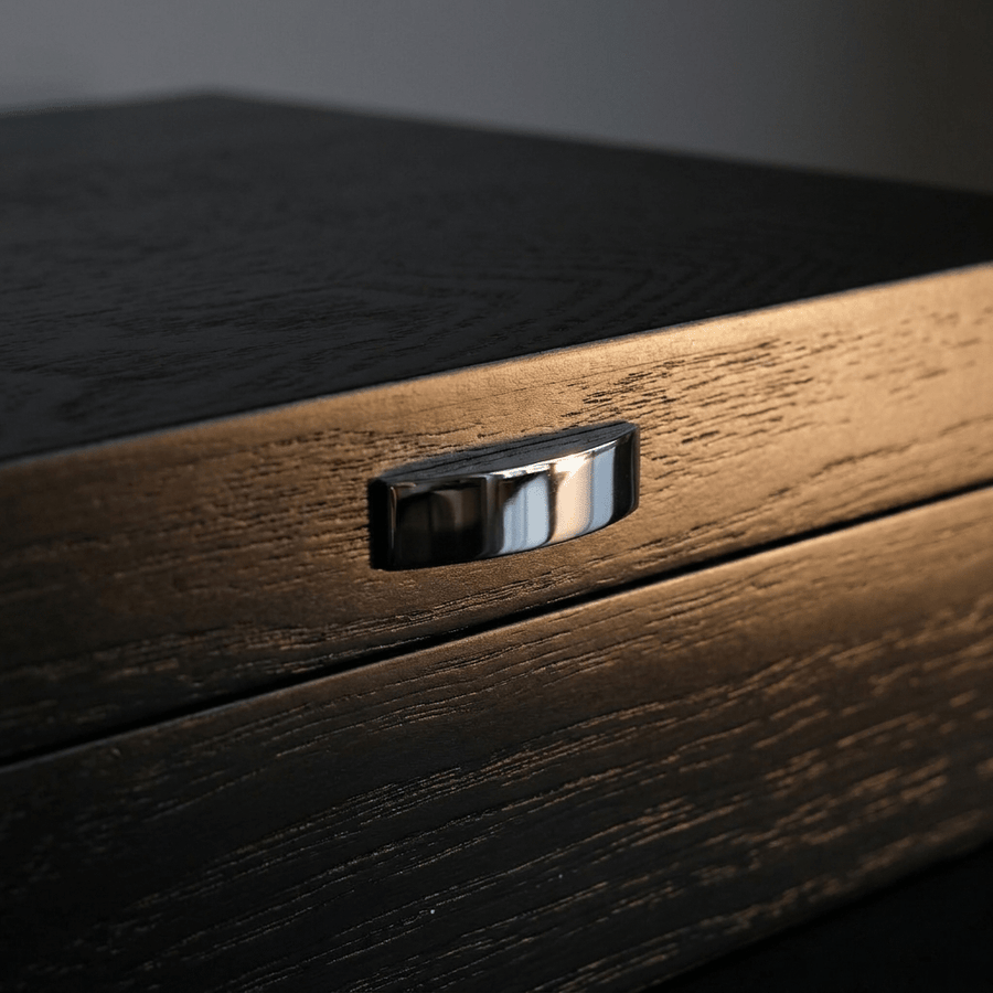 Ashford & Rye Panga horlogedoos 8 horloges - slot detail