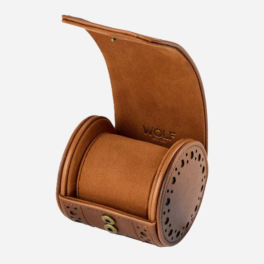 Horlogepouch Brogue 1 Horloge Wolf 1834 - Horlogerieshop.nl