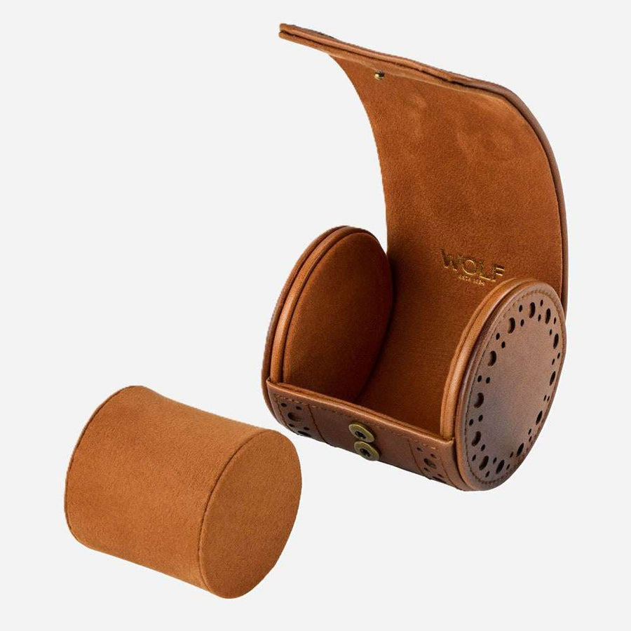 Horlogepouch Brogue 1 Horloge Wolf 1834 - Horlogerieshop.nl