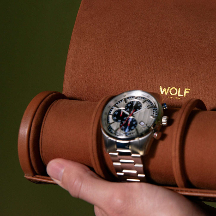 Horlogerol Brogue 3 Horloges Wolf 1834 - Horlogerieshop.nl