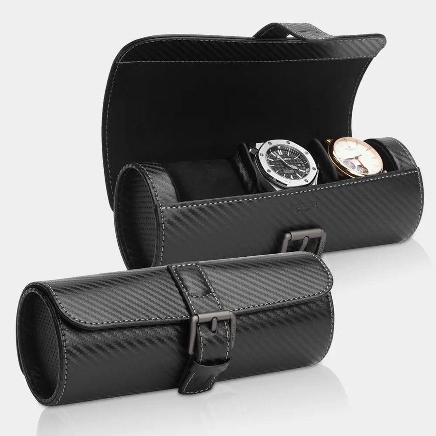 Horlogerol GENIUS leder 3 Horloges Modalo - Horlogerieshop.nl