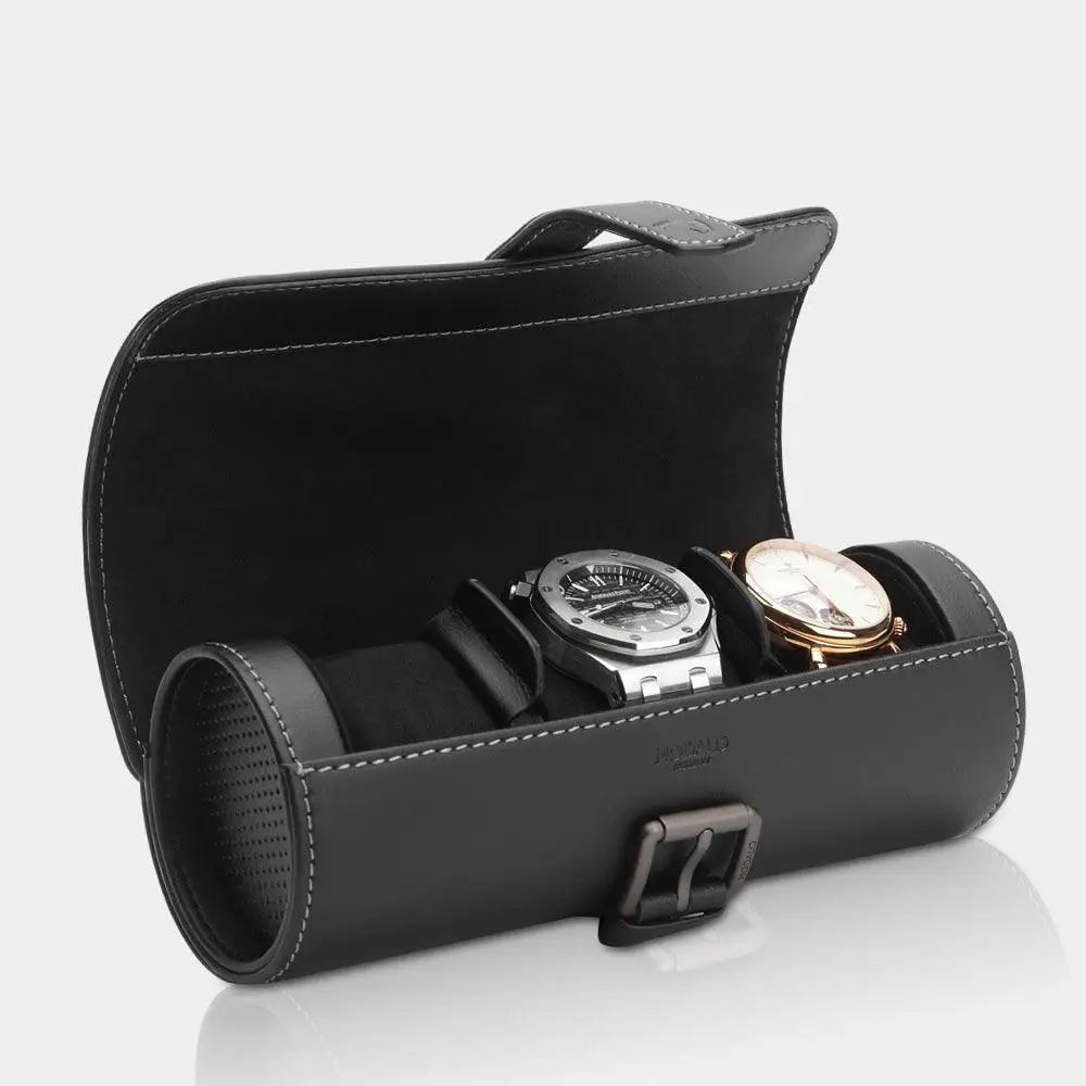 Horlogerol GENIUS leder 3 Horloges Modalo - Horlogerieshop.nl