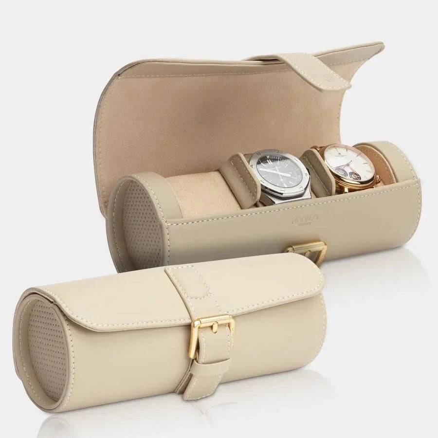 Horlogerol GENIUS leder 3 Horloges Modalo - Horlogerieshop.nl