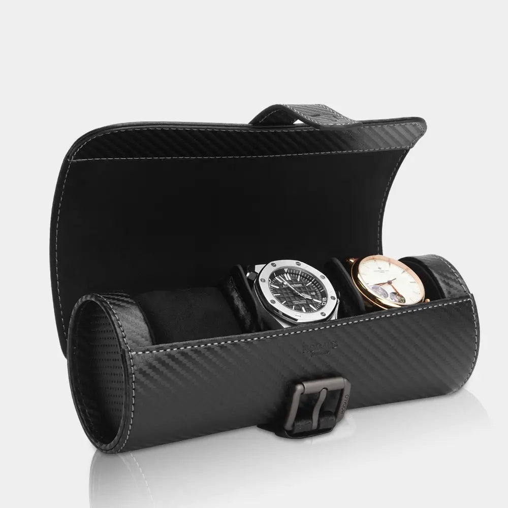 Horlogerol GENIUS leder 3 Horloges Modalo - Horlogerieshop.nl