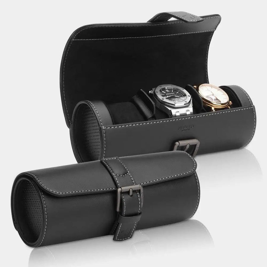 Horlogerol GENIUS leder 3 Horloges Modalo - Horlogerieshop.nl